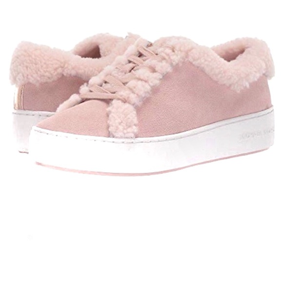 michael kors shearling sneakers